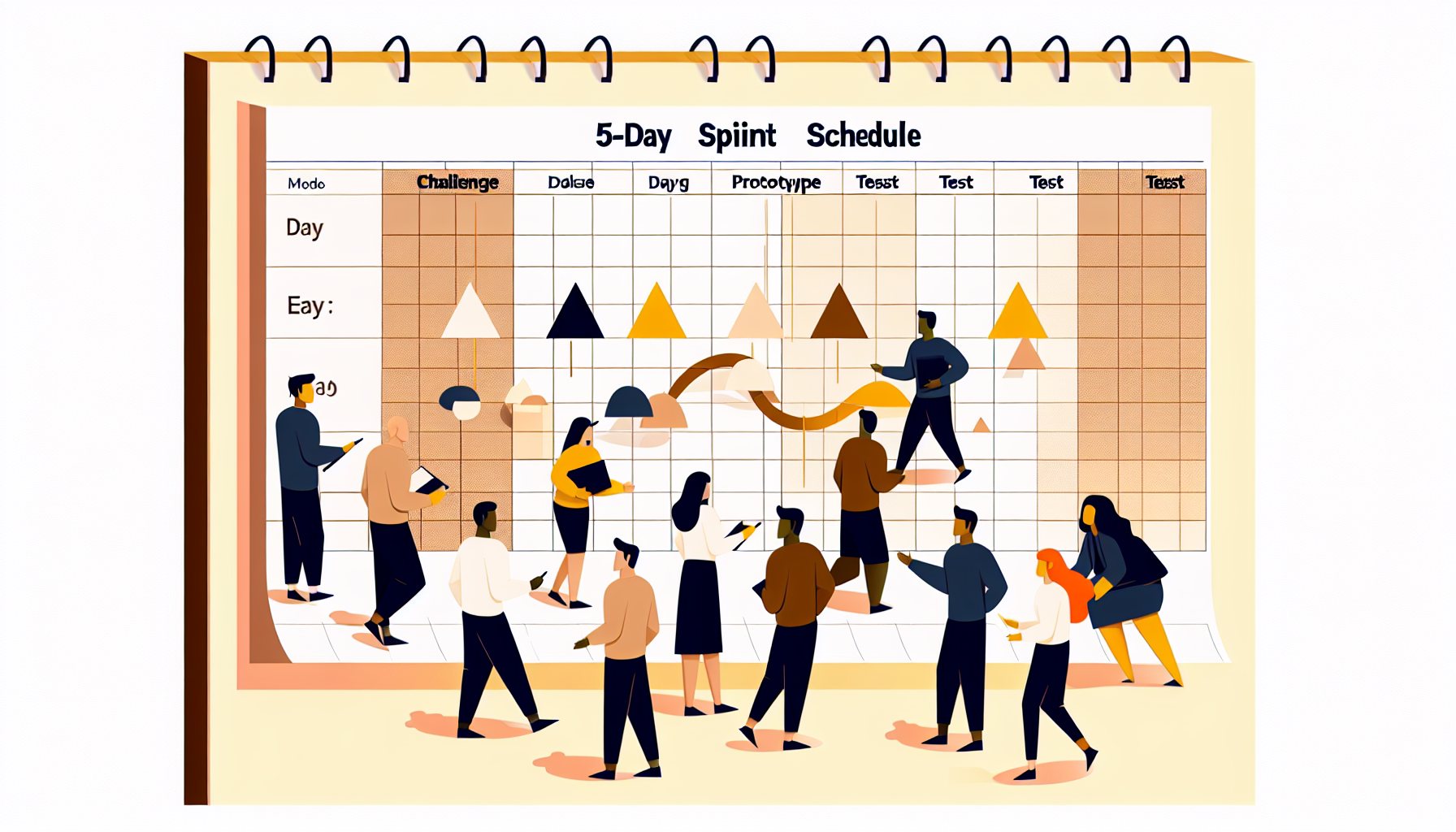 Design Sprint — five-day rapid prototyping and testing process