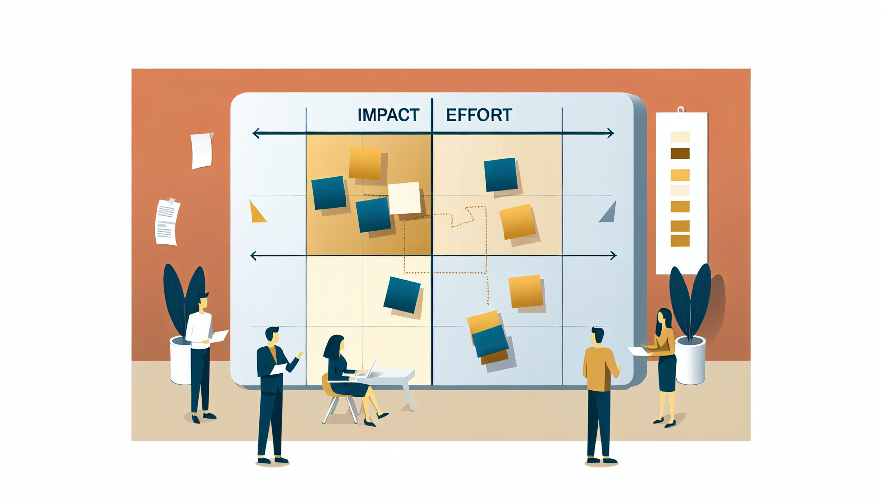 Impact Effort Matrix — prioritizing tasks by impact and effort